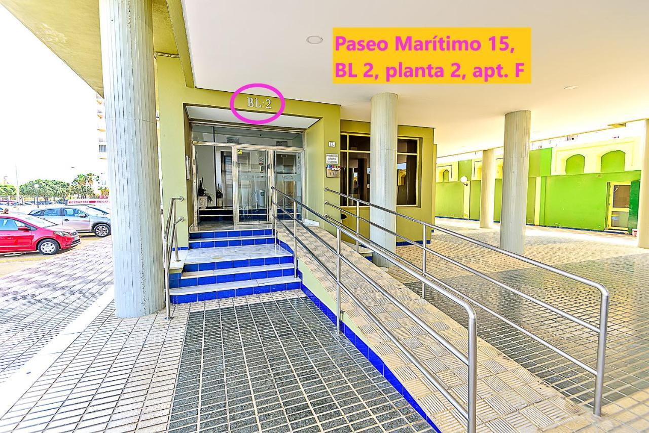Ocean View Beach Apartment With Pool & Balconies Ель-Пуерто-де-Санта-Марія Екстер'єр фото